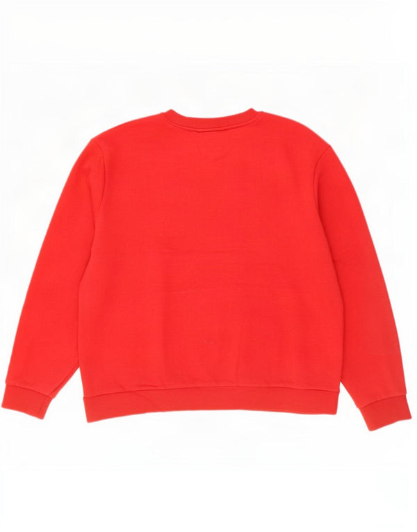 Damska bluza dresowa Marks & Spencer UK 14, średnia czerwona, bawełniana