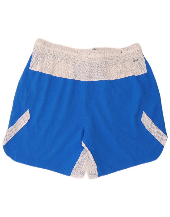 Męskie spodenki sportowe New Balance XL Niebieski poliester z blokami kolorów