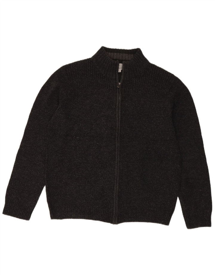 Marks & Spencer Męski sweter o regularnym kroju, duży, szary, akrylowy