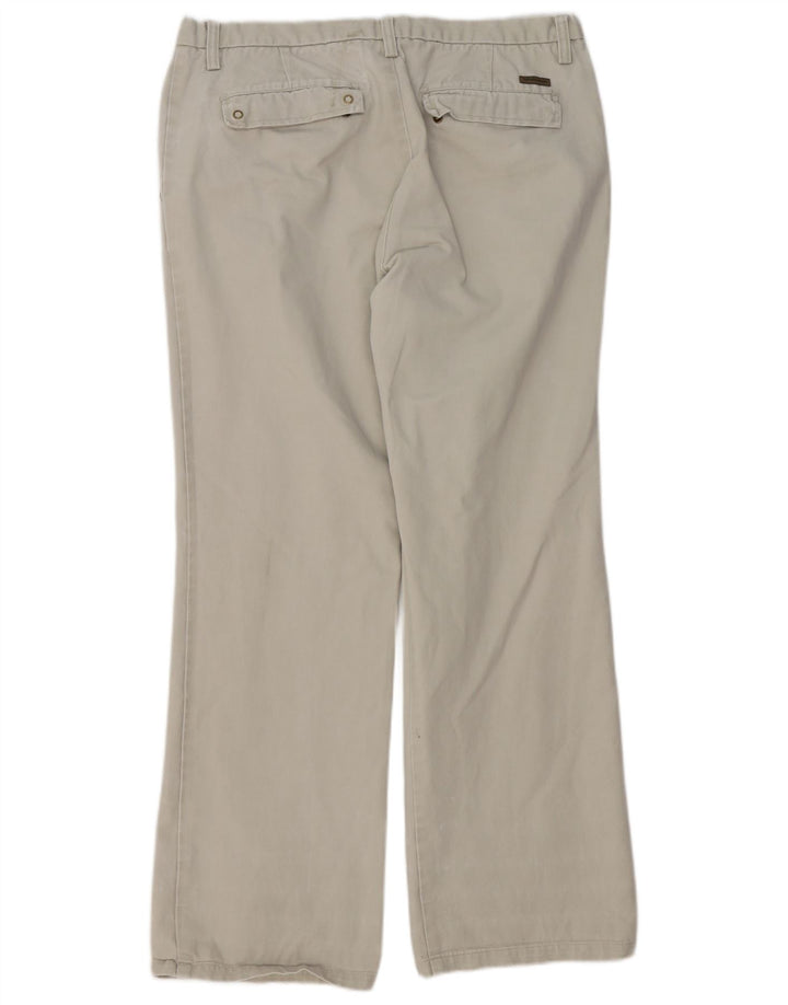 Męskie spodnie Chino Bootcut Calvin Klein W34 L32 Beżowe