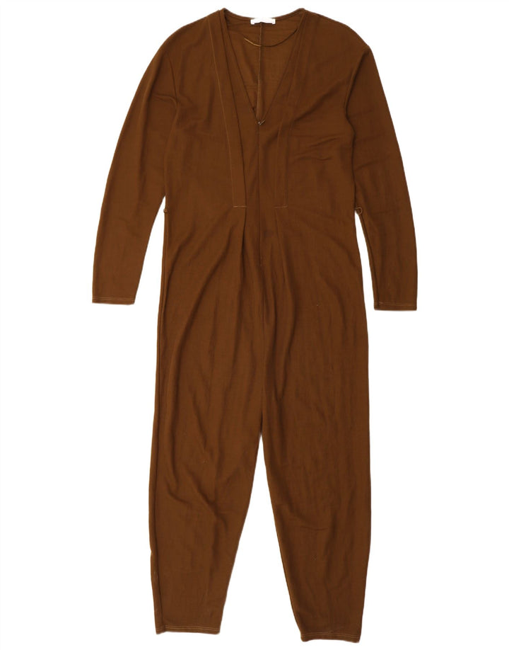Damski kombinezon z długim rękawem ZARA UK 10 Small Brown Wiskoza