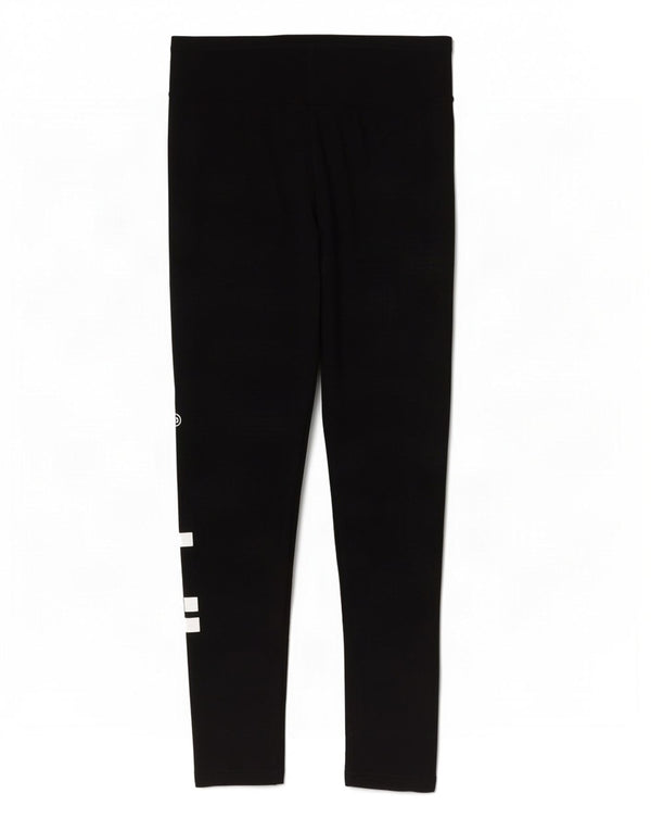 Damskie legginsy Adidas Graphic UK 10 Small, czarne, bawełniane