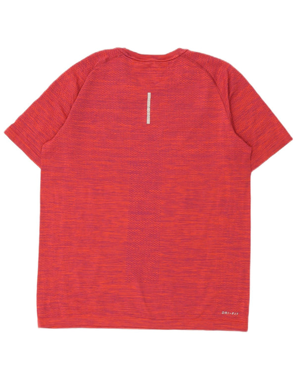 Męski T-shirt Nike Dri Fit, duży, czerwony nylon