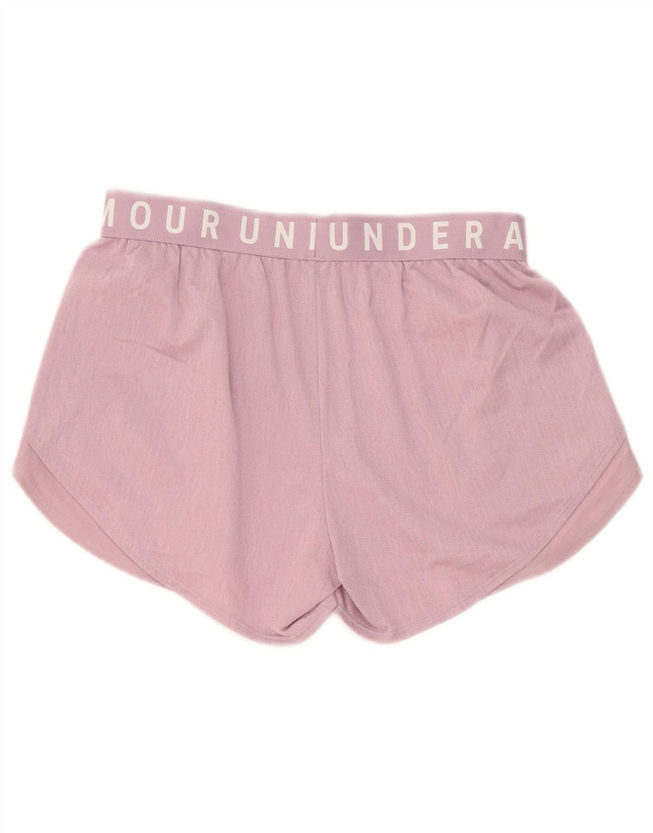 Damskie spodenki sportowe Under Armour Graphic UK 10, małe, różowe, poliestrowe