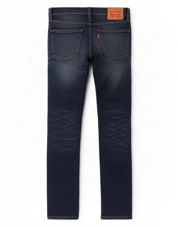Męskie jeansy Levi's Slim W30 L33 Granatowa bawełna