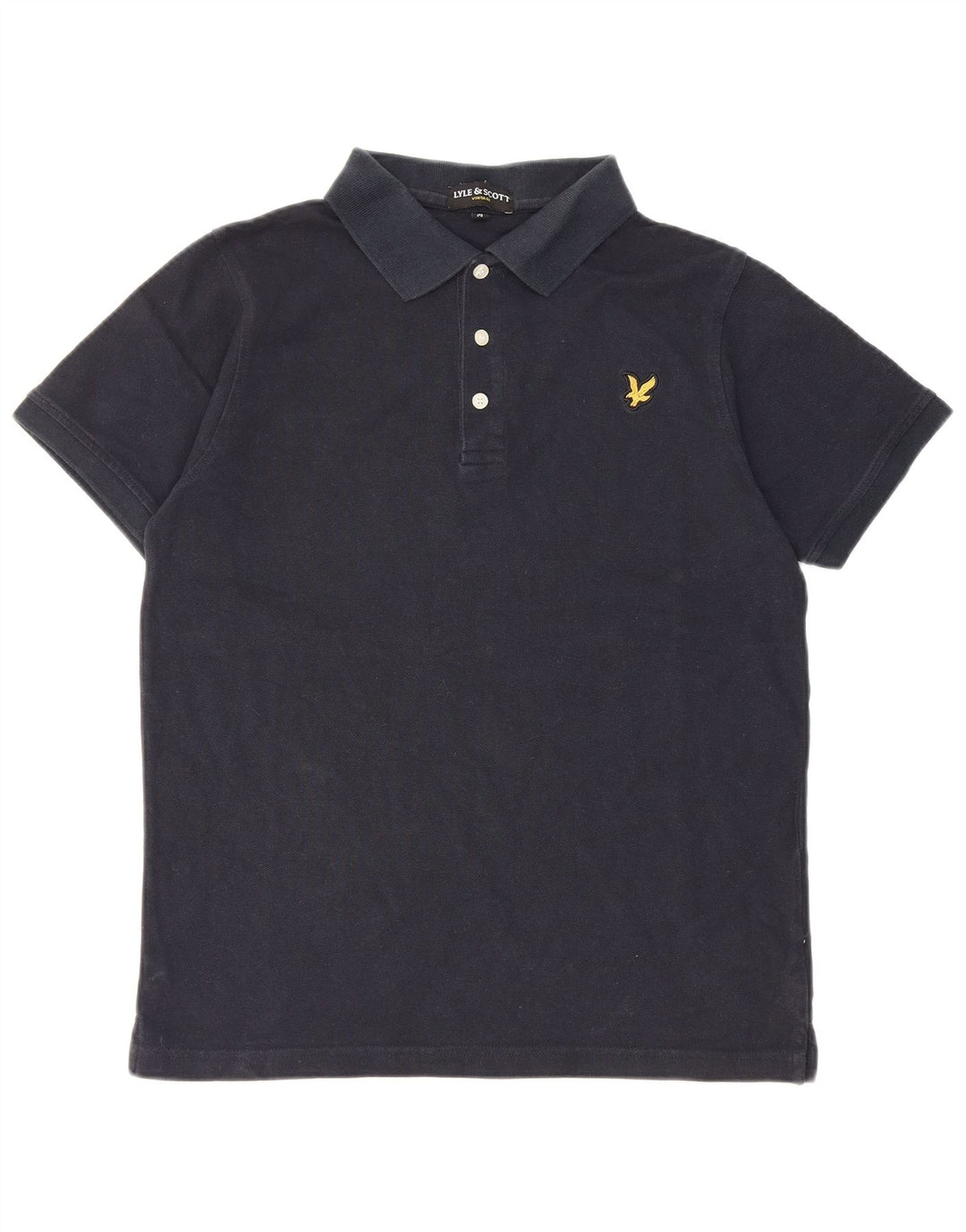 Męska koszulka polo Lyle & Scott, średnia, granatowa, bawełniana