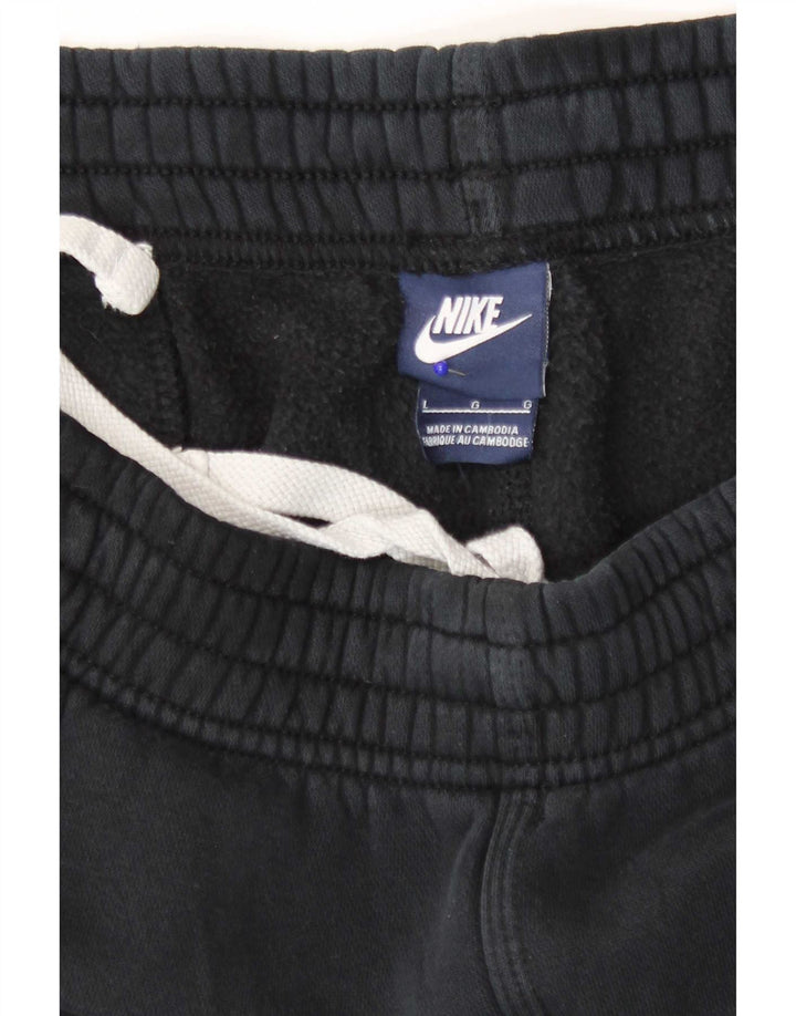 Męskie spodnie dresowe Nike, duże, czarne, bawełniane
