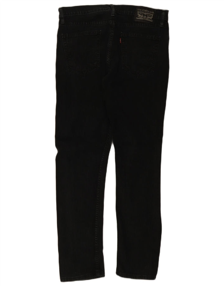 Męskie jeansy slim fit Levi's W34 L30 Czarna bawełna