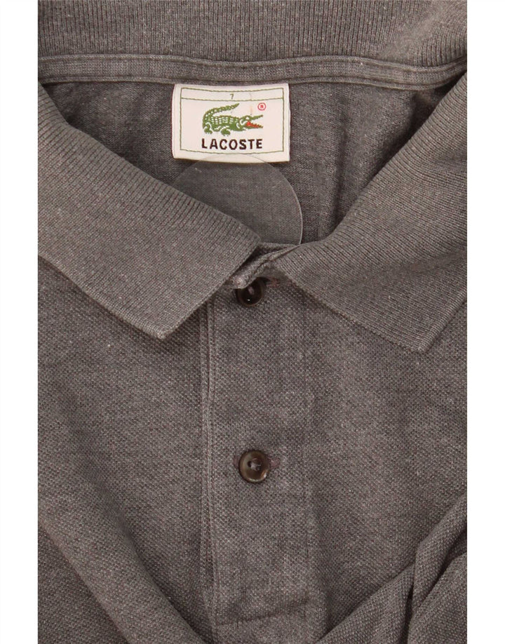 Męska koszulka polo Lacoste, rozmiar 7, 2XL, szara