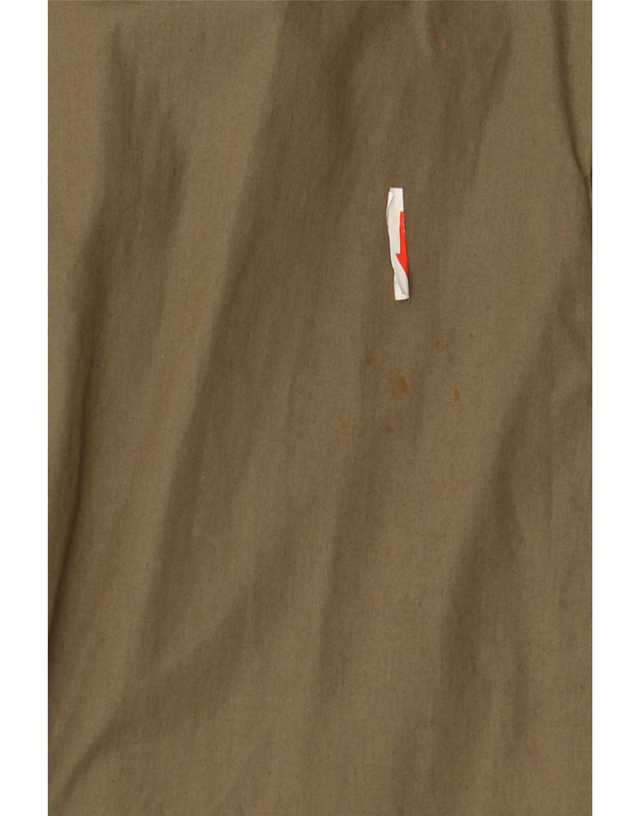 Płaszcz męski Stratos UK 40, duży, bawełniany khaki