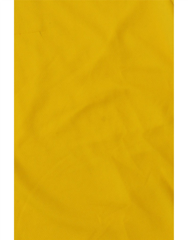 Męska koszulka T-shirt ADIDAS Climalite, średni żółty poliester