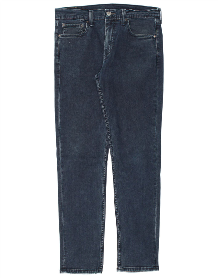 Męskie jeansy LEVI'S 511 Slim W32 L32 Granatowa bawełna