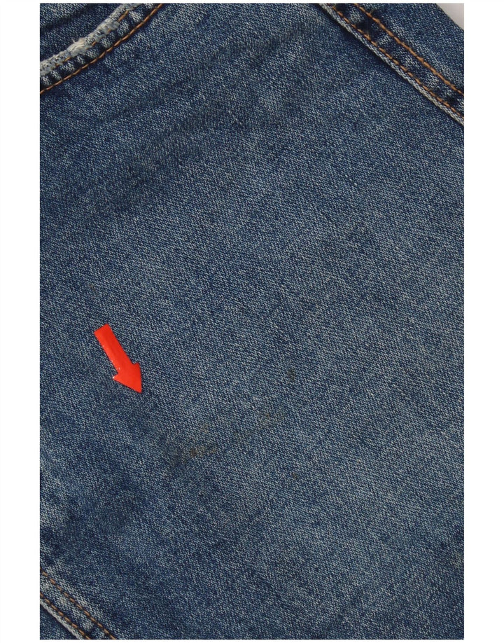 Spódnica mini jeansowa damska Zara mała W26 niebieska
