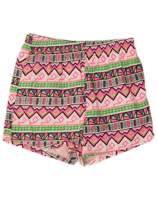 Męskie spodenki sportowe w stylu vintage XL, wielobarwna, geometryczna bawełna