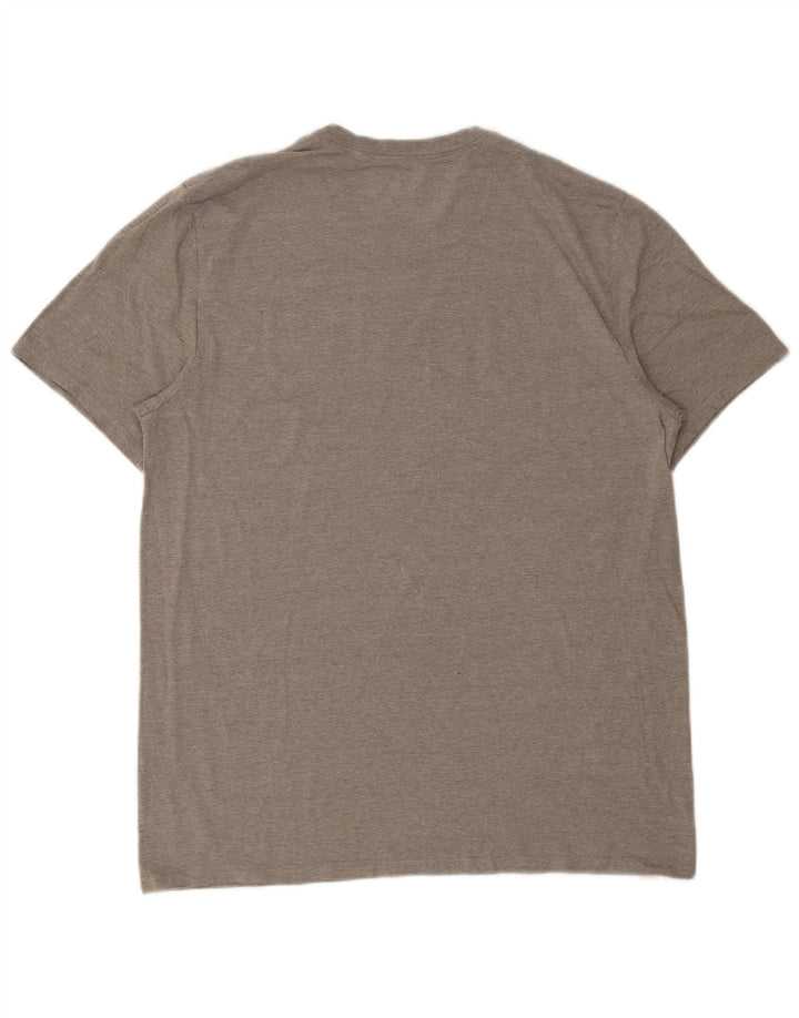 Męski T-shirt Calvin Klein, duży, szary, bawełniany