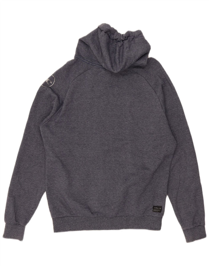 Męski sweter z kapturem i grafiką O'NEILL, średni granatowy, bawełniany