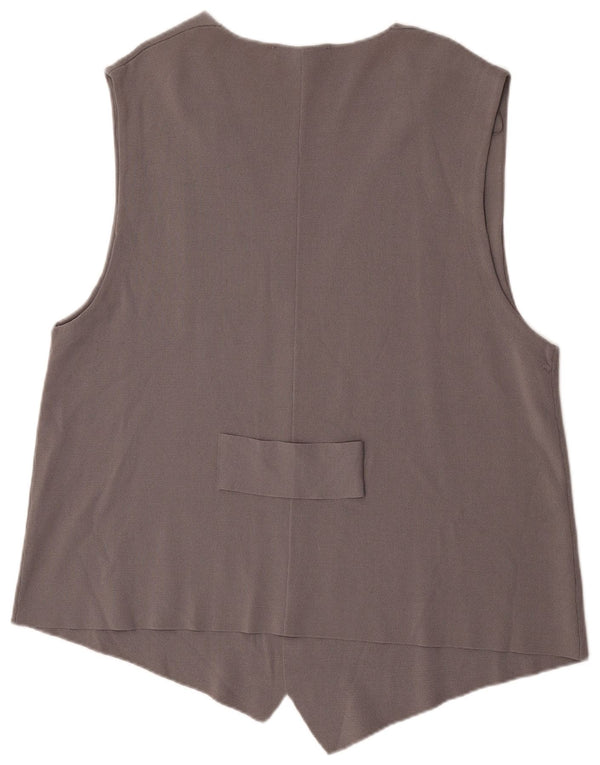 Kamizelka damska Zara OPEN UK 10 Small, szara wiskoza