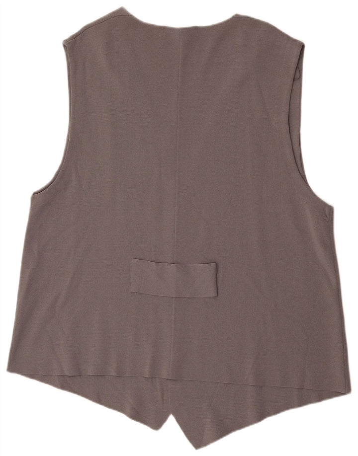 Kamizelka damska Zara OPEN UK 10 Small, szara wiskoza