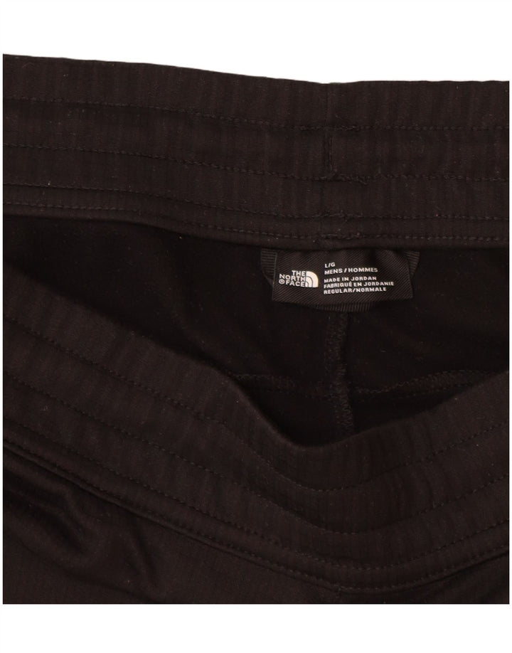 Męskie spodenki sportowe The North Face, duże, czarne, poliestrowe bloki kolorów