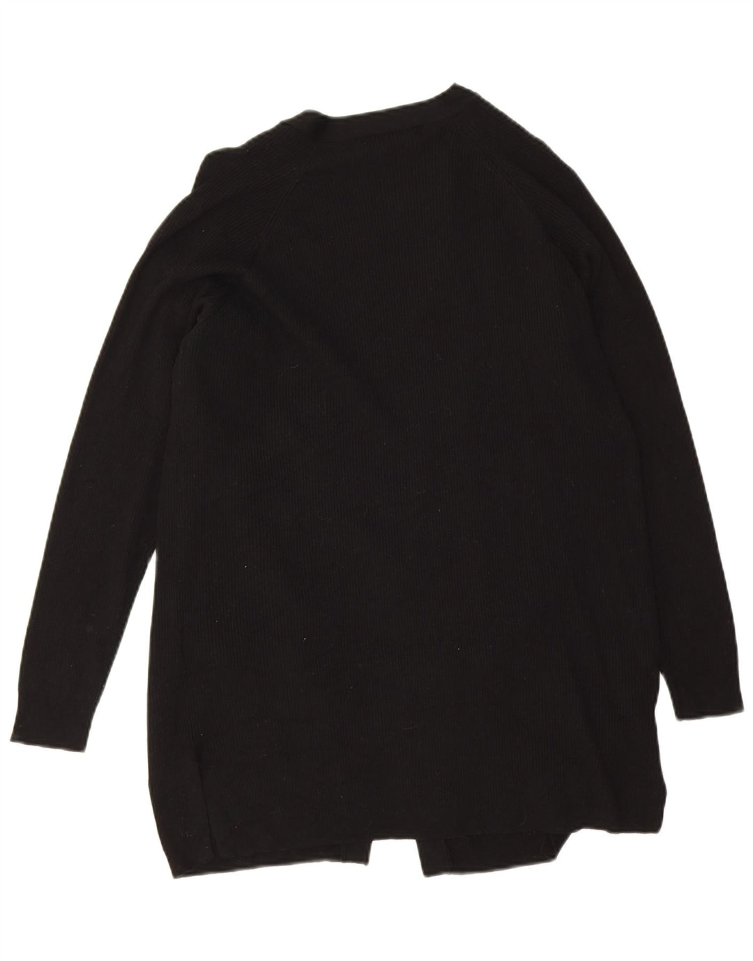 Marks & Spencer Damski sweter rozpinany UK 14 Średni czarny wiskoza