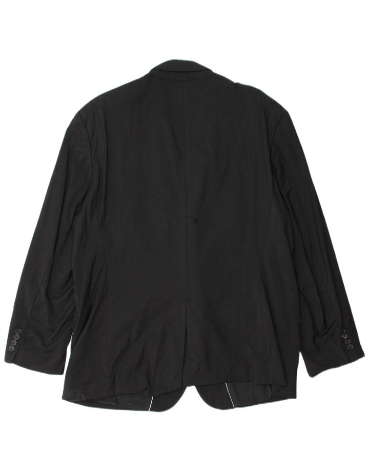 Męska marynarka HUGO BOSS Guabello zapinana na 2 guziki UK 40, duża czarna wiskoza