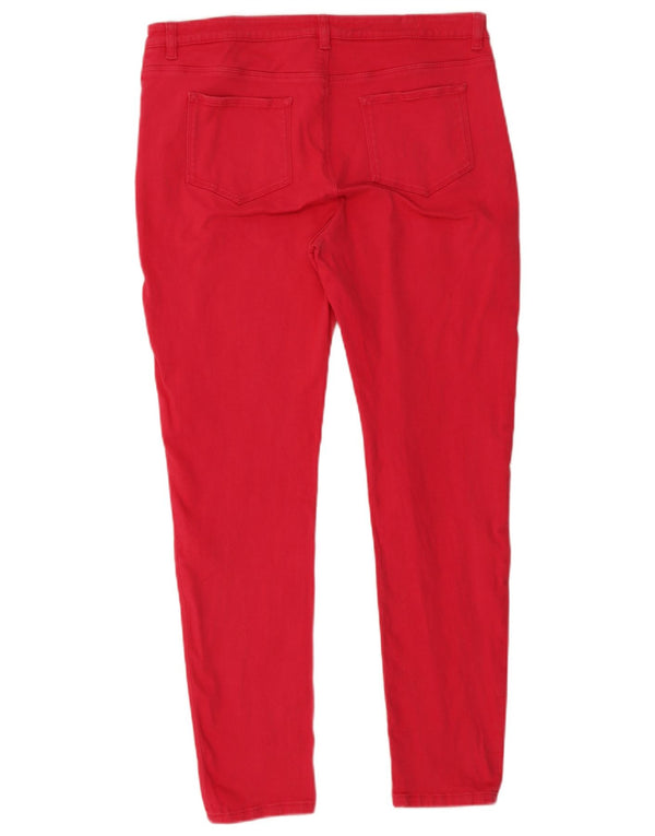 Damskie jeansy Skinny Hobbs UK 14 Large W36 L29 Różowa bawełna
