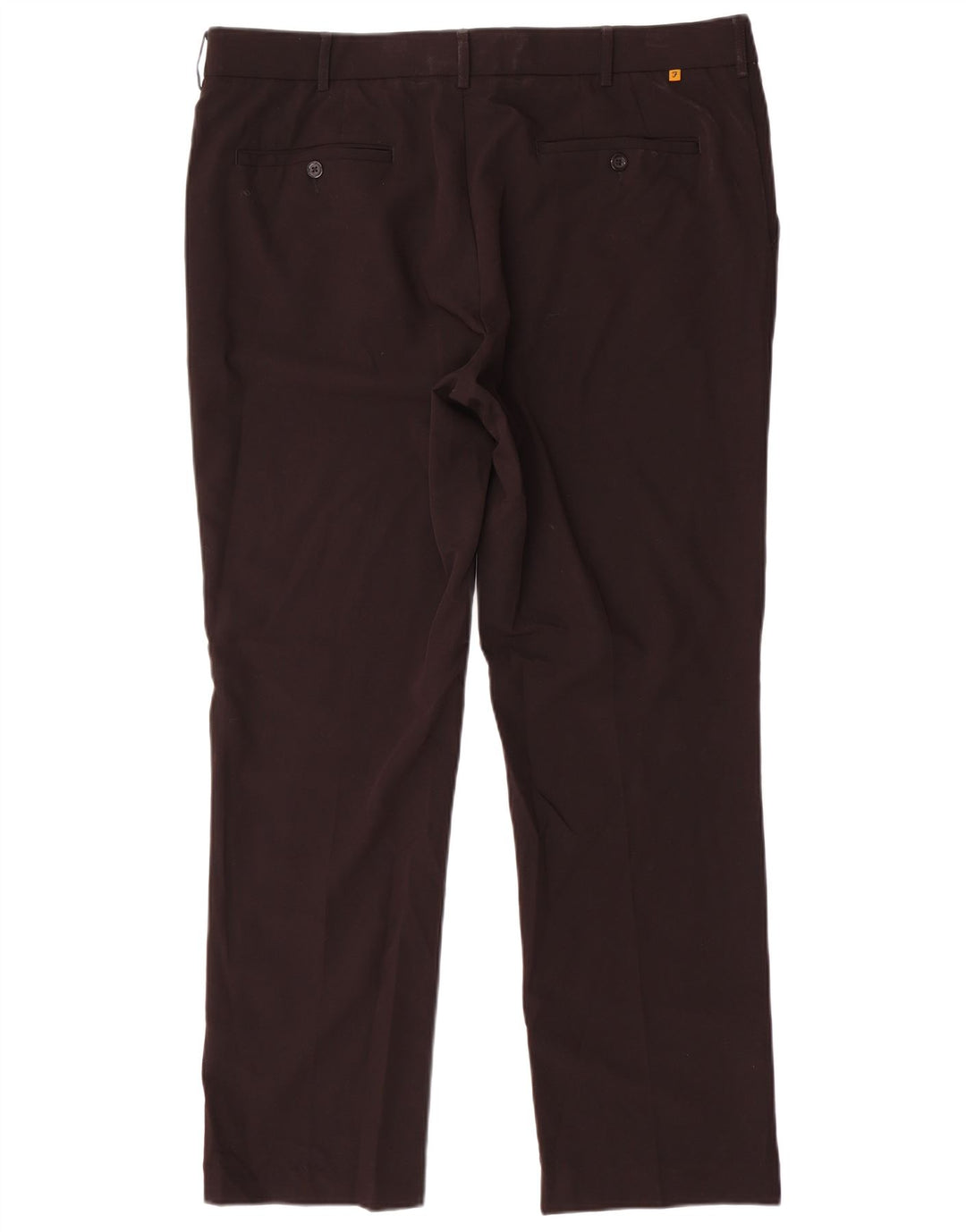 Męskie proste spodnie garniturowe Farah W40 L31 Czarny poliester