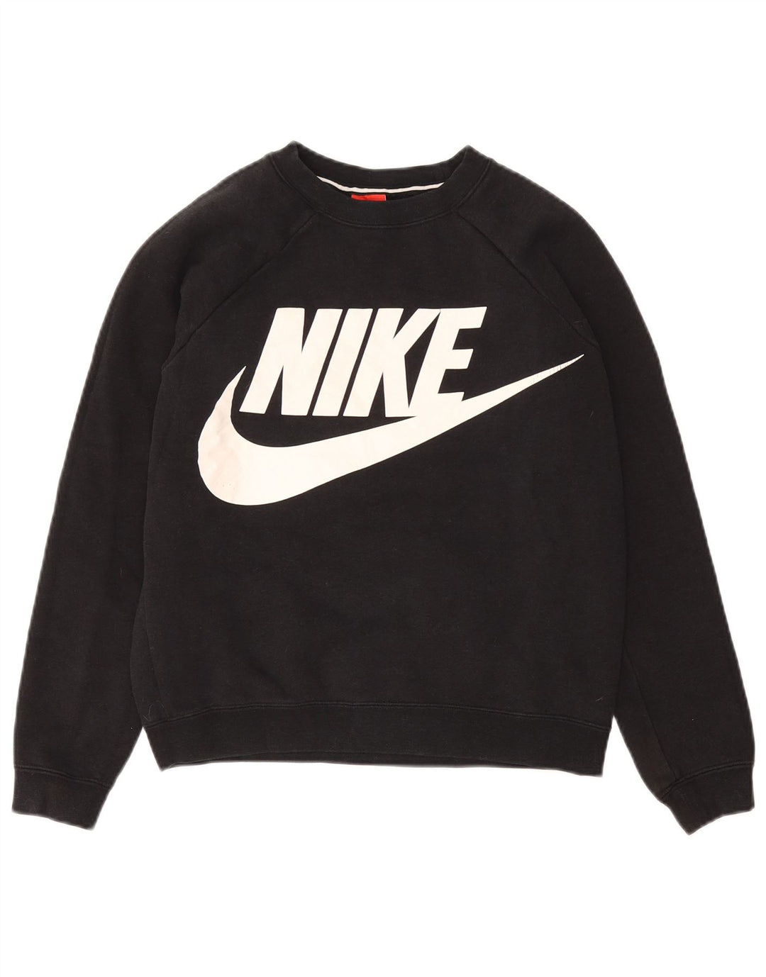 Damska bluza NIKE Crop Oversize z grafiką, UK 10, mała czarna