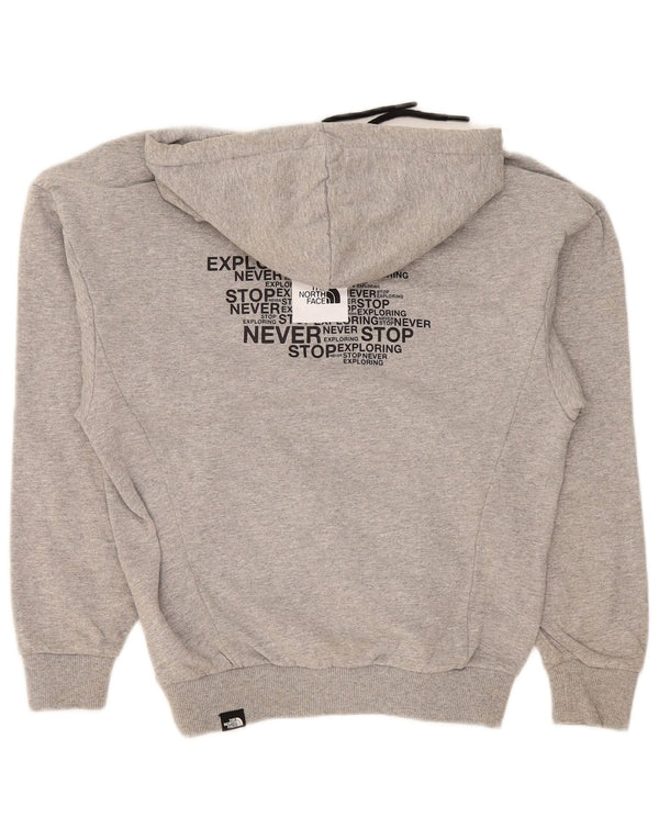 Damski sweter oversize z kapturem The North Face UK 10, mały, szary, bawełniany