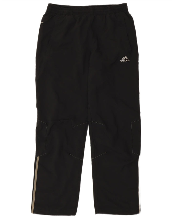 Męskie spodnie dresowe Adidas Clima 365, małe, czarne, poliestrowe