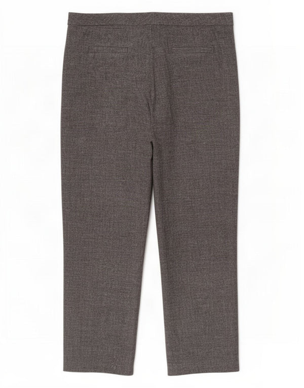 Marks & Spencer Womens Straight Chino Trousers UK 16 Large W34 L25 Grey