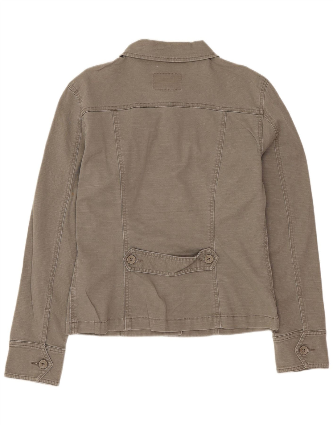 Damska kurtka dżinsowa Calvin Klein Jeans UK 12, średnia bawełna khaki