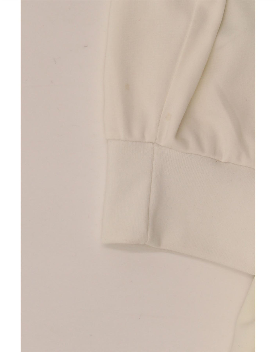 Męska kurtka dresowa w stylu vintage 2XL Biały nylon z blokami kolorów