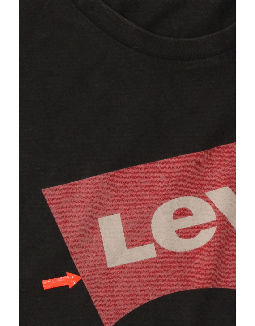 Męska koszulka z grafiką Levi's Top XL, czarna bawełna