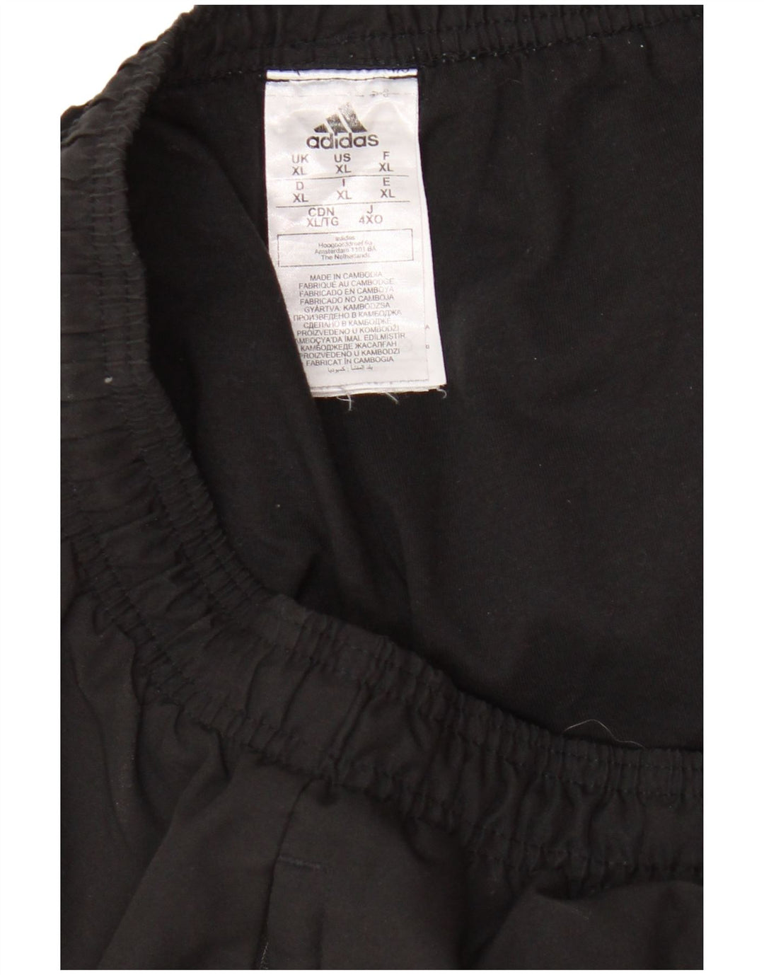Adidas Męskie spodnie dresowe Joggers XL Czarny poliester