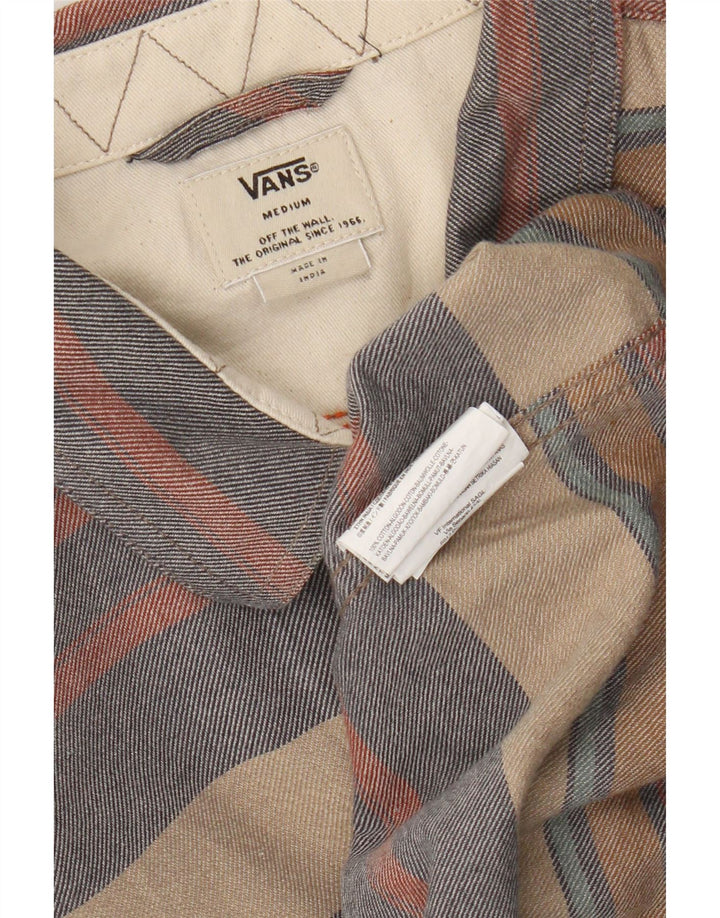 Męska koszula flanelowa Vans, średnia, wielokolorowa, bawełniana w paski