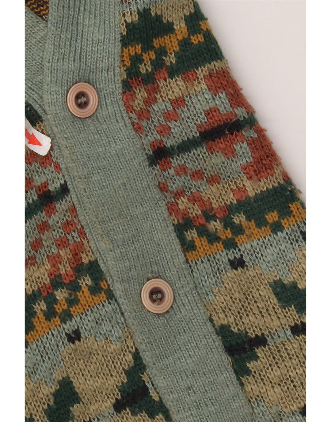 Marks & Spencer Męski sweter rozpinany, średni, wielokolorowy Fair Isle