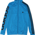 Męska kurtka dresowa ADIDAS z grafiką, mała niebieska, poliester