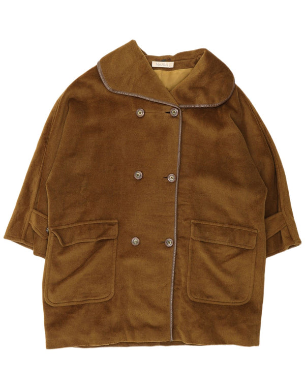 Max Mara Damski płaszcz oversize z podwójnymi piersiami UK 12 Medium Khaki