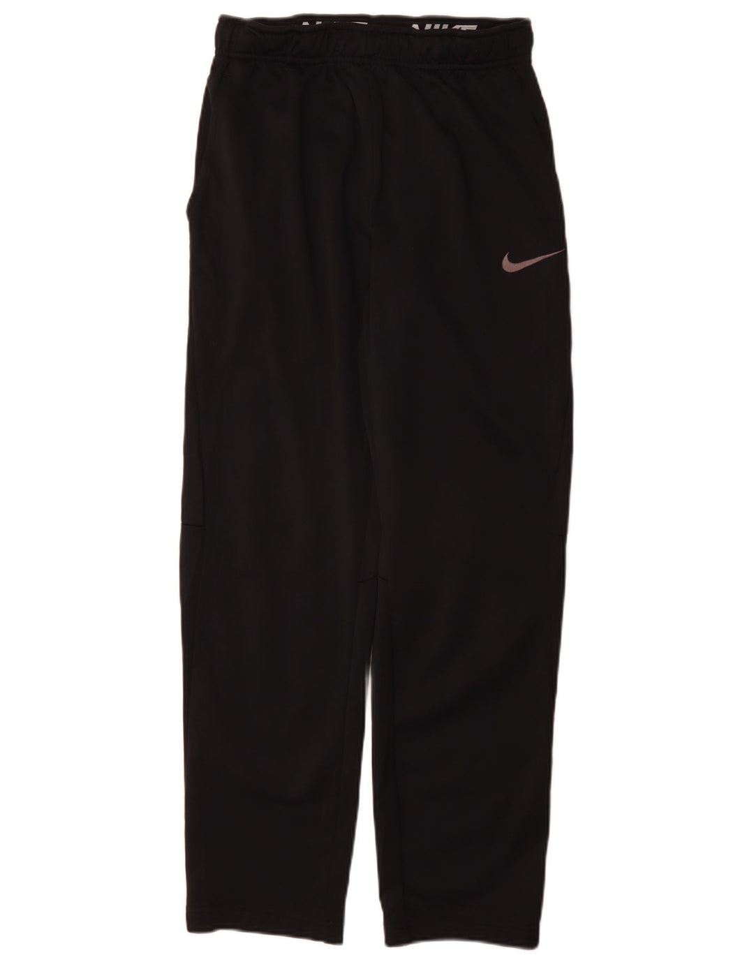 Męskie spodnie dresowe Nike, małe, czarne, sportowe, z poliestru