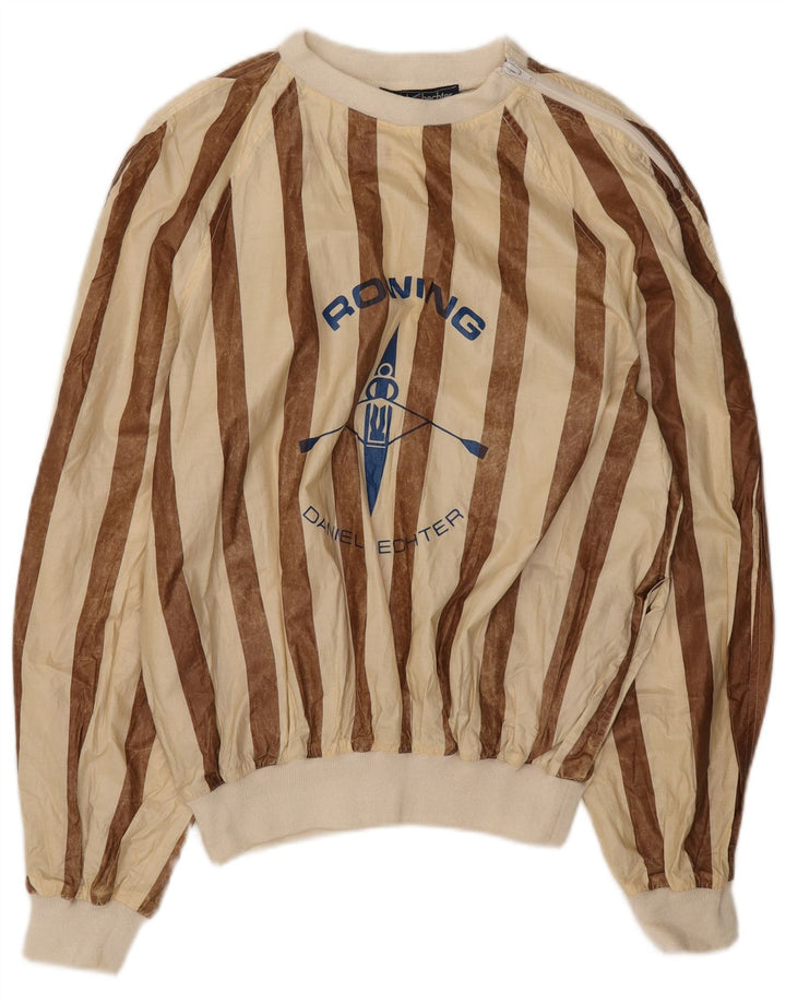 Męska bluza z grafiką Daniel Hechter IT 52 w duże beżowe paski