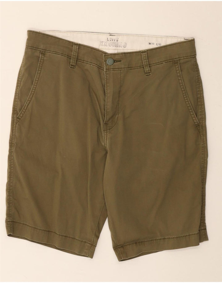 Męskie spodenki chino Levi's W30, średnia bawełna khaki