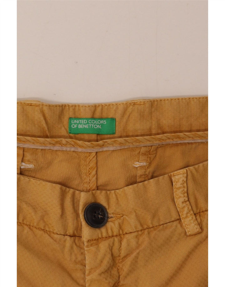 Męskie spodenki chino Benetton W38 XL brązowe