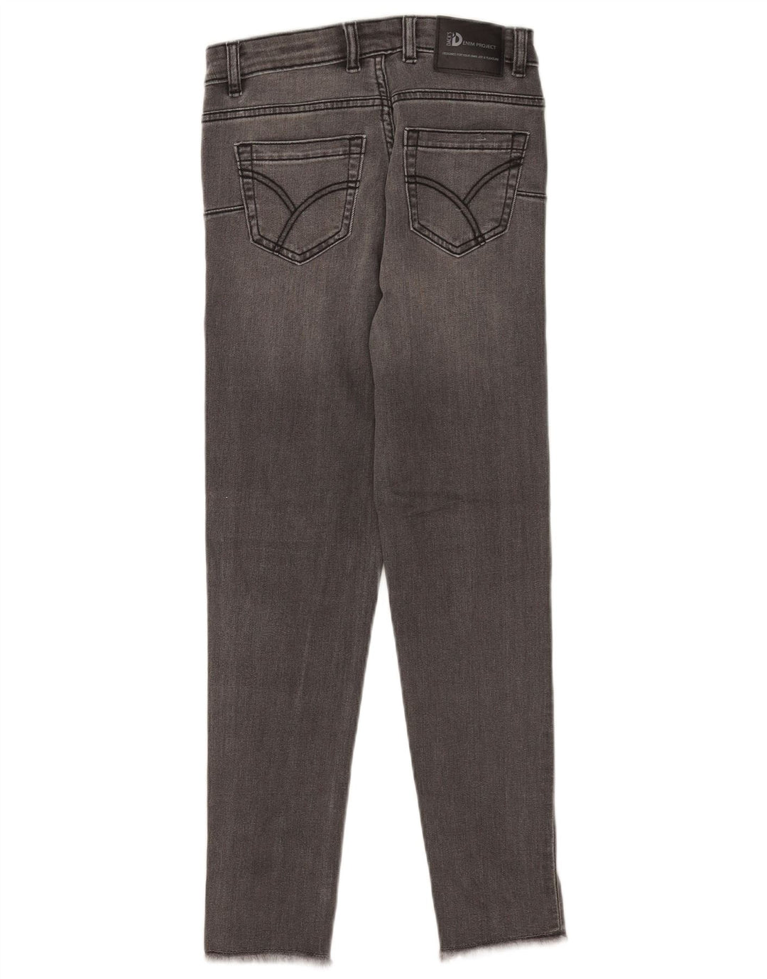 Damskie jeansy Crop Skinny firmy Dack IT 44 Medium W28 L25 Szare