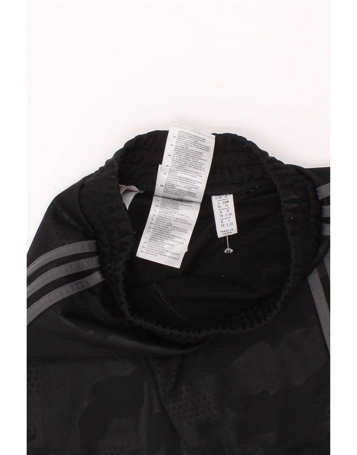 Adidas Chłopięce Spodnie Dresowe Joggery 2-3 Lat Czarny Kamuflaż Poliester