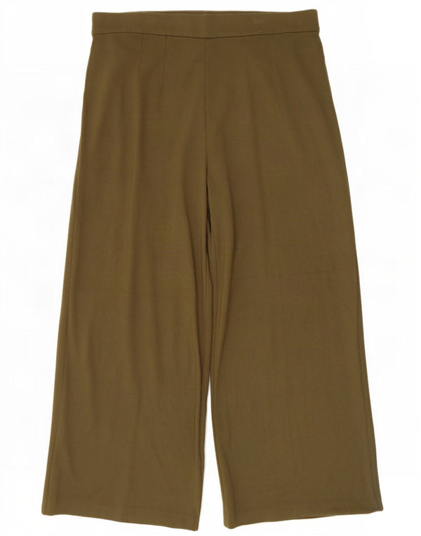 Marks & Spencer Damskie spodnie chino z wysokim stanem UK 18 XL W36 L28 Khaki