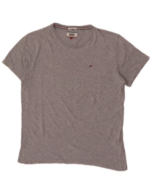 Tommy Hilfiger Mens Regular Fit T-Shirt Top Small Grey Cotton