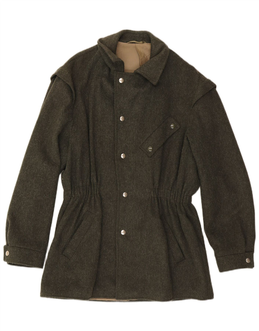 Płaszcz damski w stylu vintage IT 50 XL Khaki