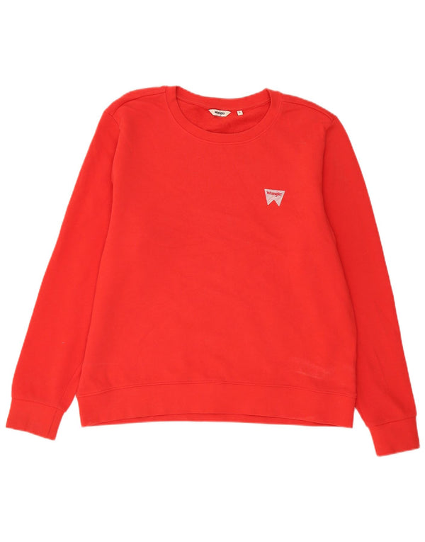 Bluza męska Wrangler, duża, czerwona, bawełniana