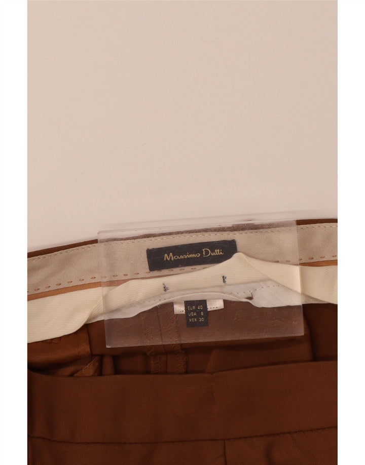 Spodnie damskie MASSIMO DUTTI Slim Chino EU 40 Medium W30 L28 Brązowe